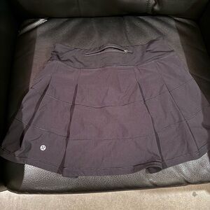 Black Lululemon skirt. *LONG VERSION*